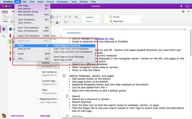 add on for onenote mac